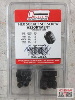 Double HH 12215 Machine Screws & Nut Assortment Double HH 12080 Machinery Bushing Assortment Double