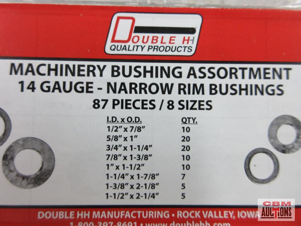 Double HH 12215 Machine Screws & Nut Assortment Double HH 12080 Machinery Bushing Assortment Double