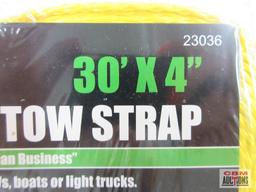 Grip 32036 Heavy Duty Tow Strap 30' x 4" - Set of 2