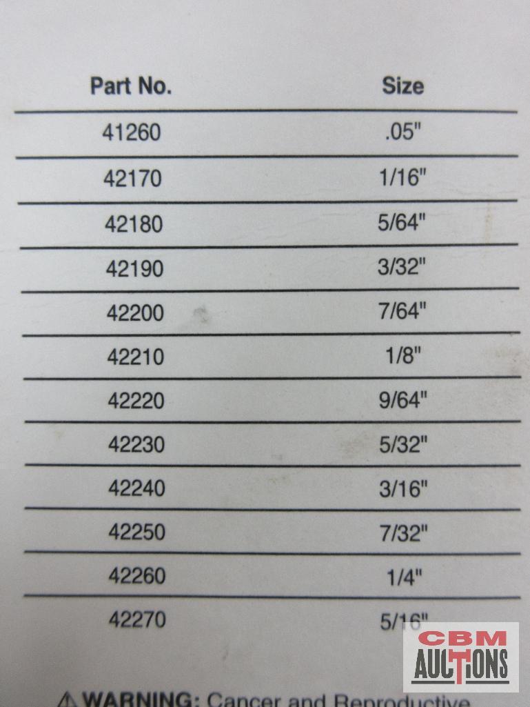 Lisle 42150 Standard Hex Key Set (.05"-5/16") Lisle 42300 Metric Hex Key Set (1.5mm-10mm)