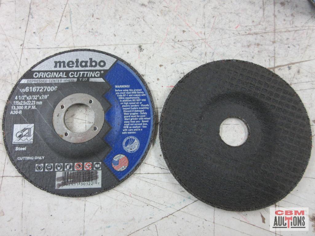 Metabo 616727000 A30-R Cutting -Type4 -1 4-1/2" x 3/32" x 7/8" Steel Cutting Wheels 25 (+/-)