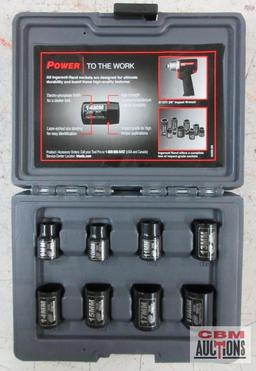 IR Ingersoll Rand SK3M8 8pc 3/8" Metric Impact...Socket Set (9mm - 19mm) w/ Molded Storage Case...