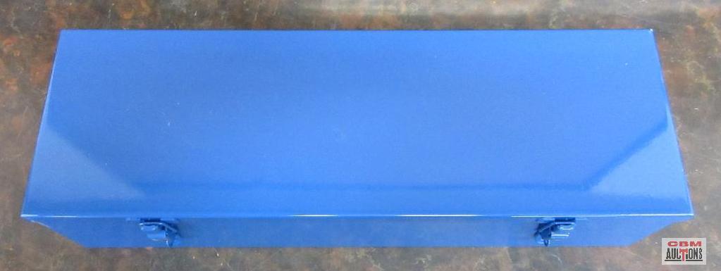 Grey Pneumatic Blue Metal Tool Box 21" x 7" x 4.5"...