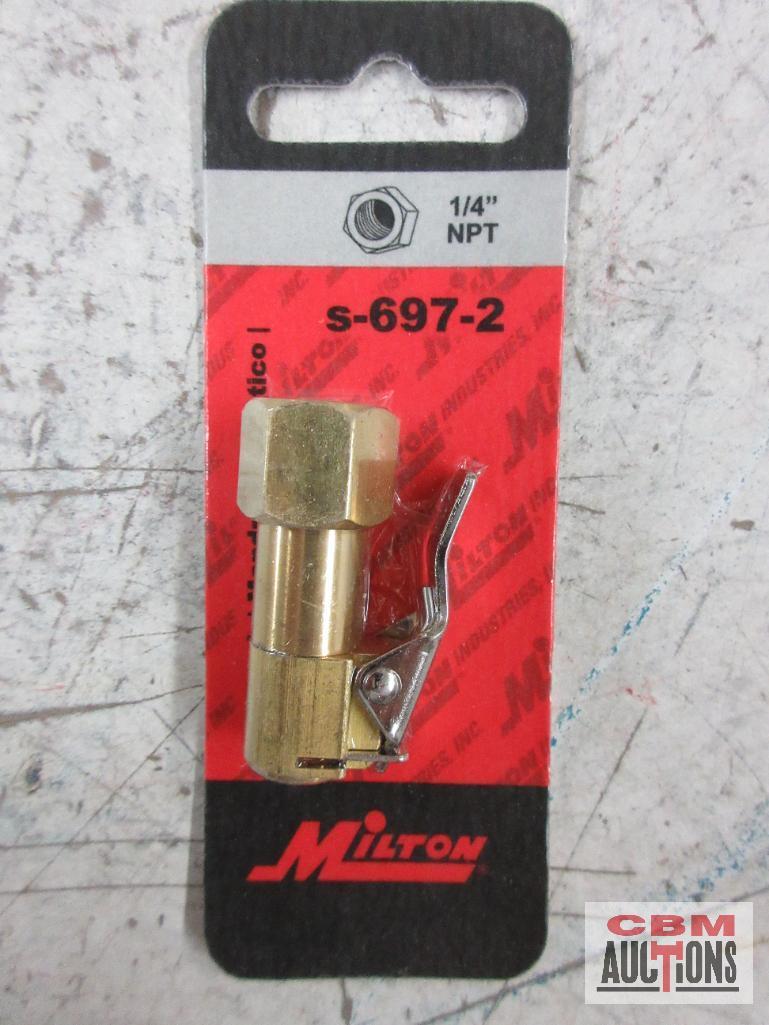 Milton 653...1/4" FNPT x 1/8" MNPT Brass Adapters Pliwrench Pliers... CTA 9/16" Combination Wrench..