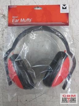 Mercer Abrasives D40001 Ear Muffs MSA Safety Works 10087605 Wrapper Red Safety Glasses... ...