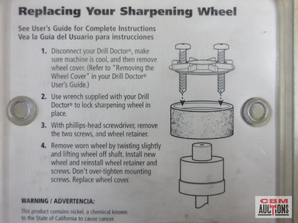 Drill Doctor DA02105PF Left-Handed Bit Chuck... Drill Doctor DA31325GF Course- Diamond Sharpening