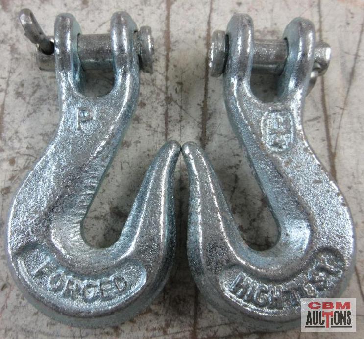 Unbranded 1/4" Clevis Slip Hooks - Set of 2