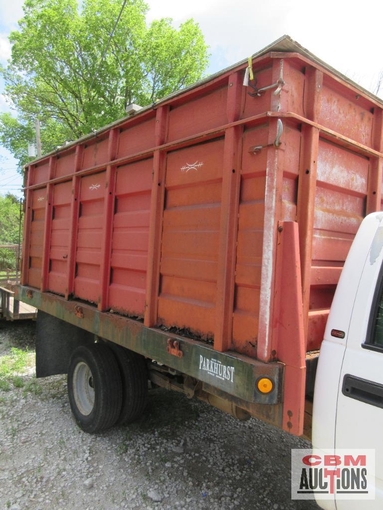 1998 Chevrolet C3500 Flatbed Dump Truck, VIN # 1GBJC34R7WF029480