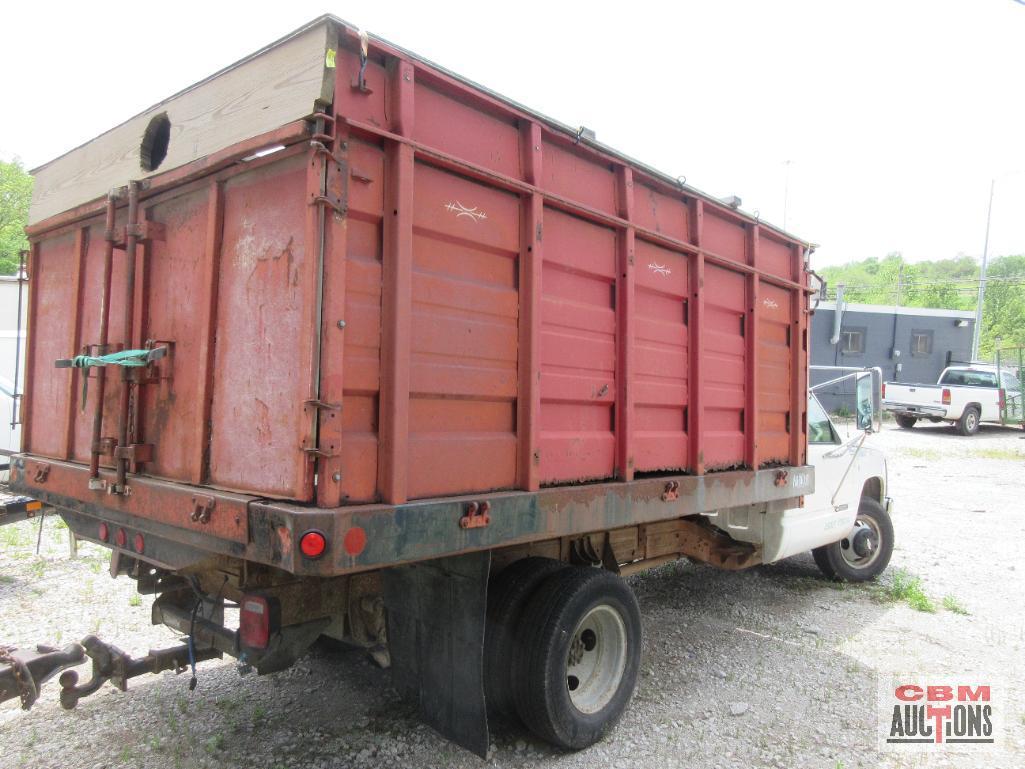 1998 Chevrolet C3500 Flatbed Dump Truck, VIN # 1GBJC34R7WF029480