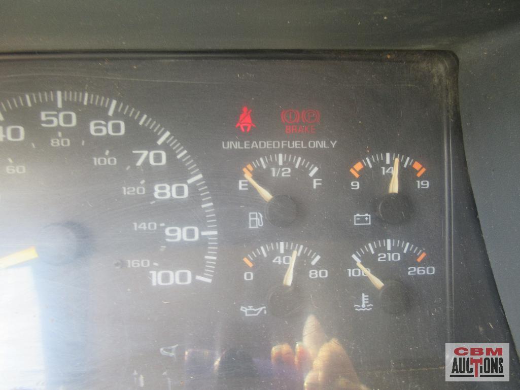 1998 Chevrolet C3500 Flatbed Dump Truck, VIN # 1GBJC34R7WF029480