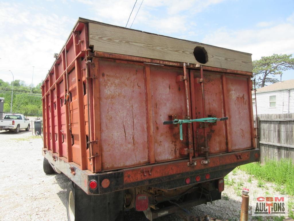 1998 Chevrolet C3500 Flatbed Dump Truck, VIN # 1GBJC34R7WF029480