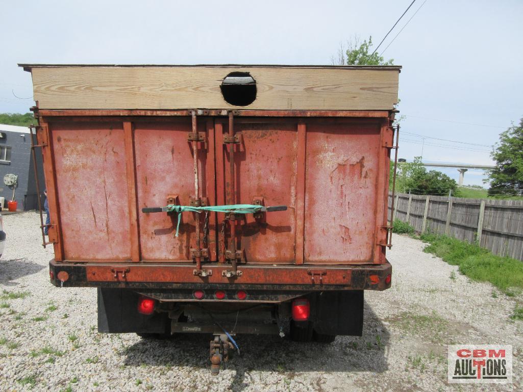 1998 Chevrolet C3500 Flatbed Dump Truck, VIN # 1GBJC34R7WF029480