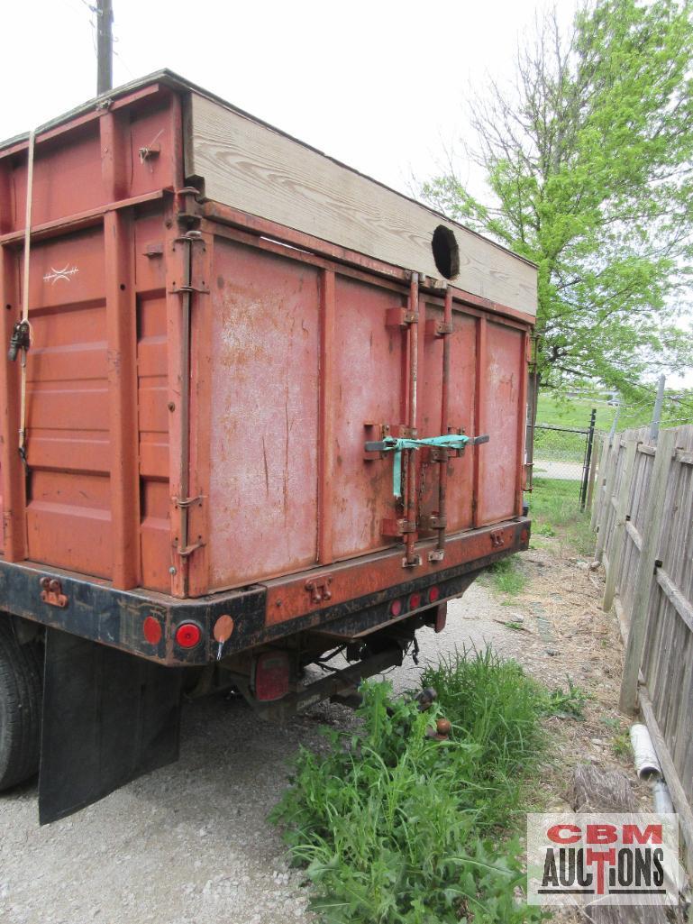 1998 Chevrolet C3500 Flatbed Dump Truck, VIN # 1GBJC34R7WF029480