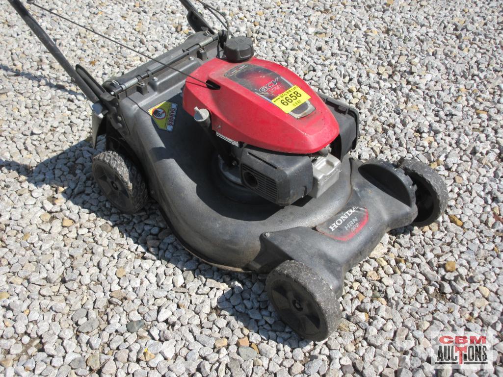 Honda HRN 216 Push Mower, Self Propelled With Honda Engine S#8445 (Seller Said Runs)