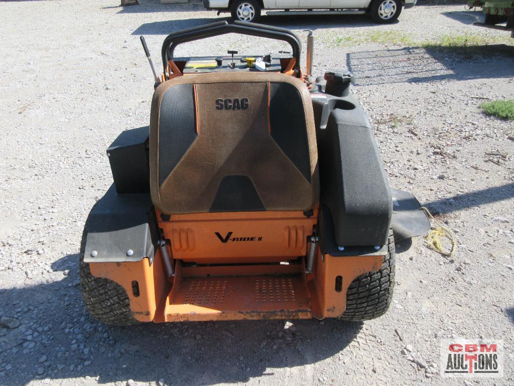 2018-2022 Scags 48" V Ride II Velocity Plus, Stand On Mower, 22 Hp Kawasaki FX691V, 564 Hrs, S#