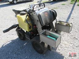 LT Rich Z Spray Junior 36" Ride On Sprayer, 16 Hp Briggs & Stratton, 1,424 Hrs, Folding 8' Spray