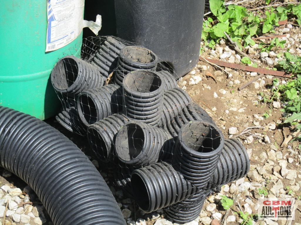 Black ADS Drainage Pipe & Fittings