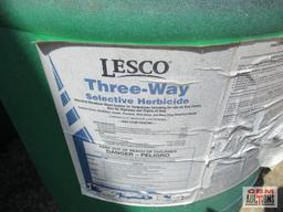 (3) Green Plastic Barrels
