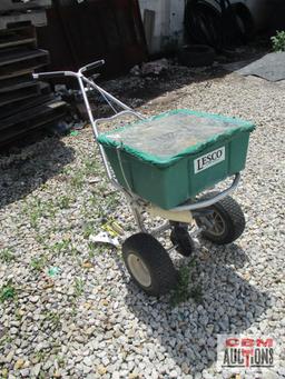 Lesco #80 Stainless Broadcast Fertilizer Spreader