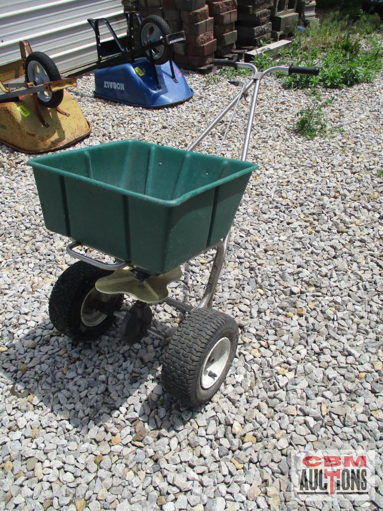 Lesco #80 Stainless Broadcast Fertilizer Spreader