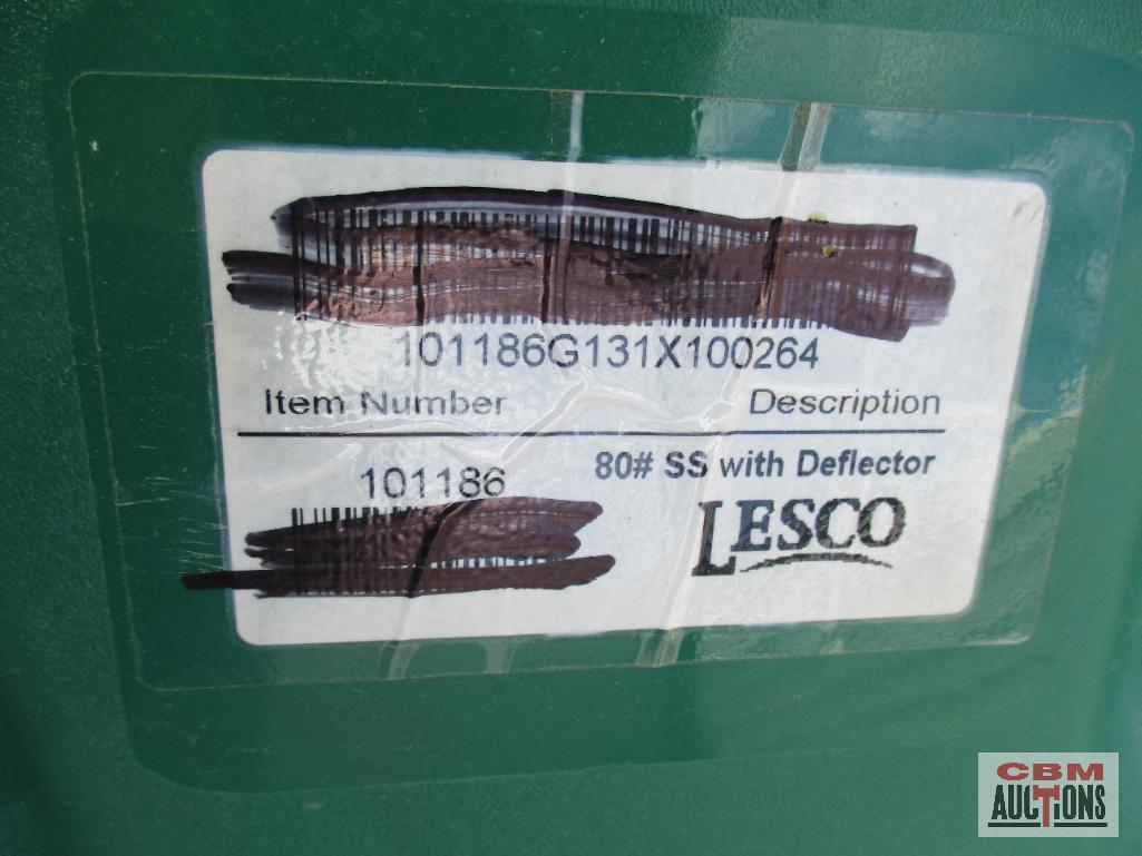 Lesco #80 Stainless Broadcast Fertilizer Spreader