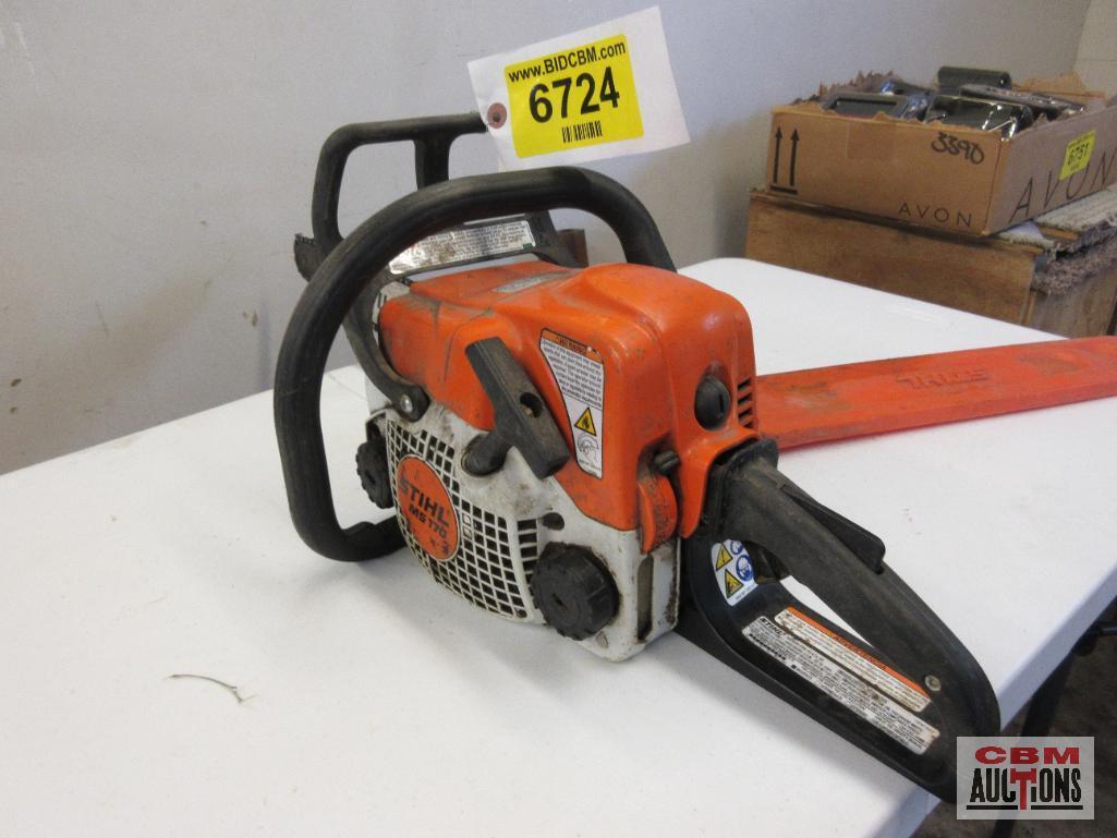 Stihl MS170 Chainsaw With 16" Bar (Runs)