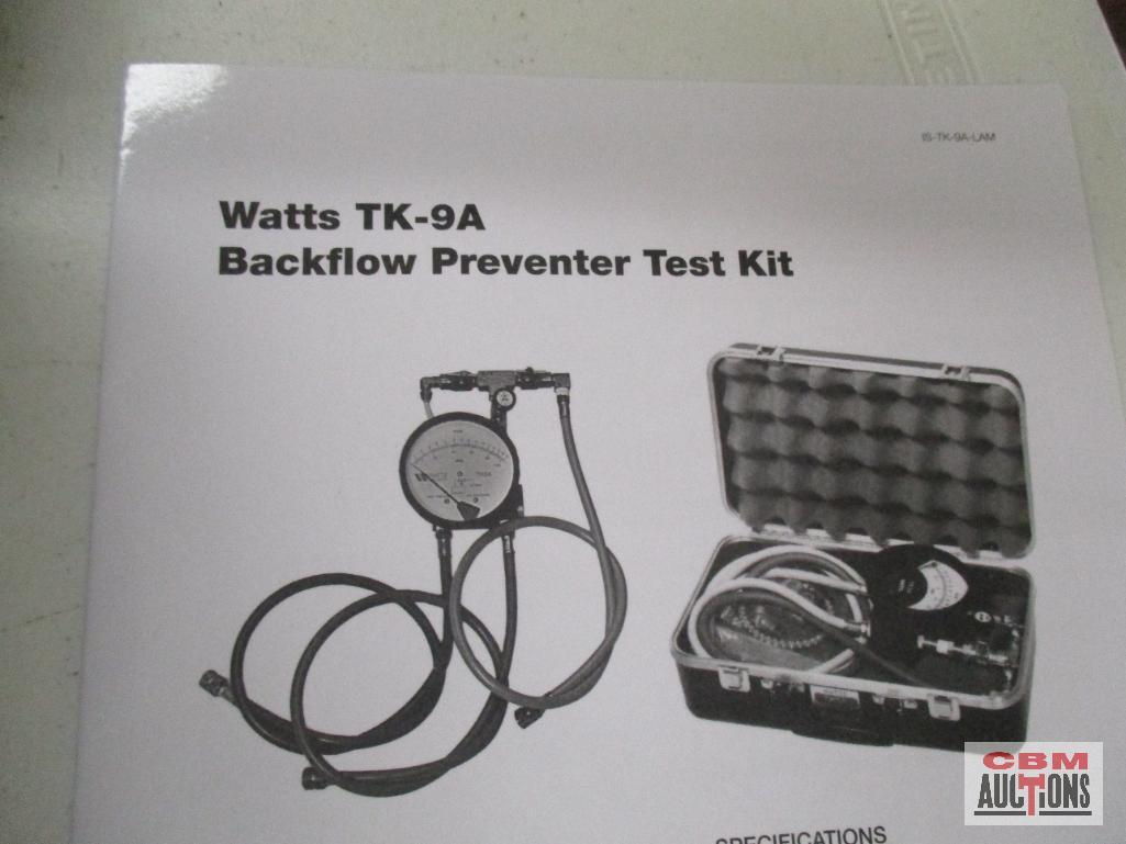 Watts TK-9A Backflow Preventer Test Kit