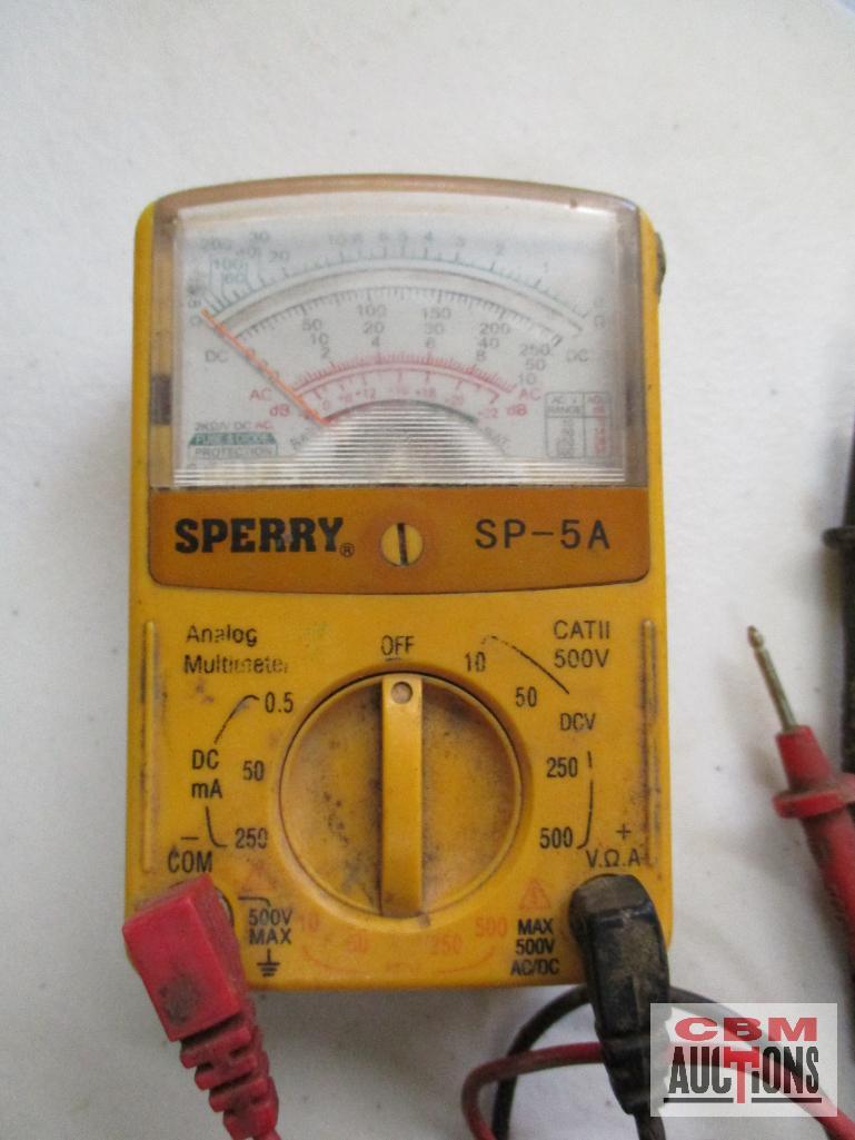 (2) Electrical Volt Meters