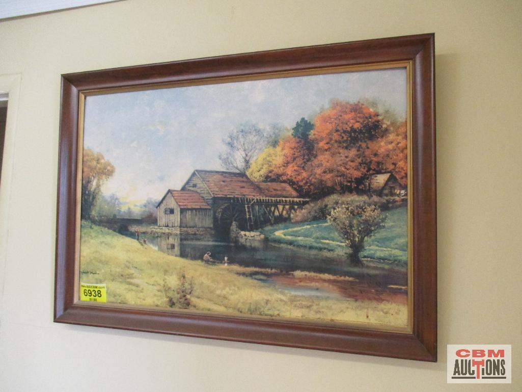 Robert Wood, The Old Grist Mill Wall Print