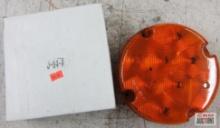 Jammy J-85-A Amber...Round LED Park and Turn Signal Bus & Transit Lamp, SAE W2 DOT 11