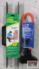 Grip 39018 2' Tri-Tap Extension Cord... Sterling HF-66 2pk Cord Winder... ...