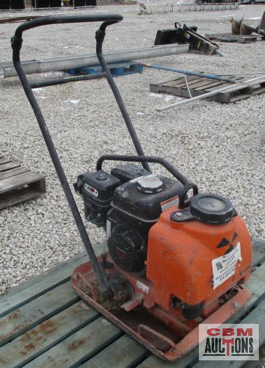 Multiquip Vibratory Plate Compactor With Honda Gx160 And Water Tank (Runs)