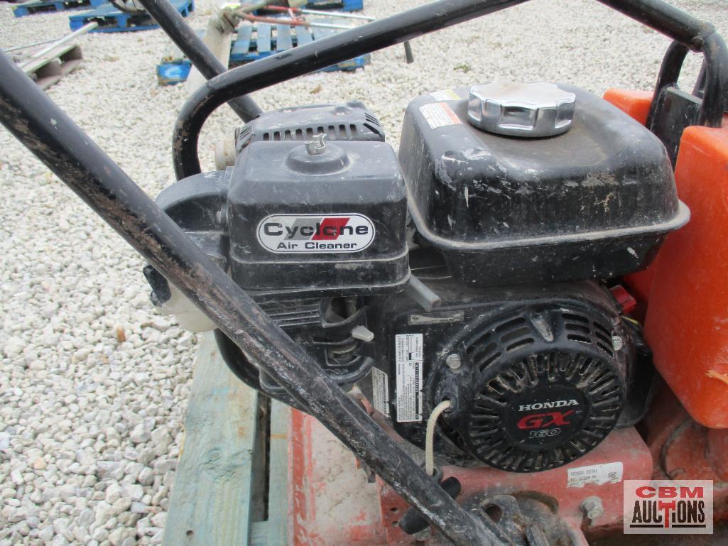 Multiquip Vibratory Plate Compactor With Honda Gx160 And Water Tank (Runs)