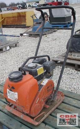 Multiquip Vibratory Plate Compactor With Honda Gx160 And Water Tank (Runs)