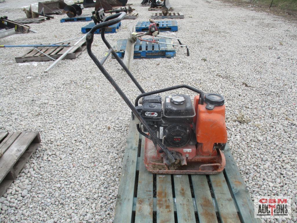 Multiquip Vibratory Plate Compactor With Honda Gx160 And Water Tank (Runs)