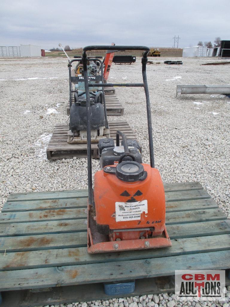 Multiquip Vibratory Plate Compactor With Honda Gx160 And Water Tank (Runs)