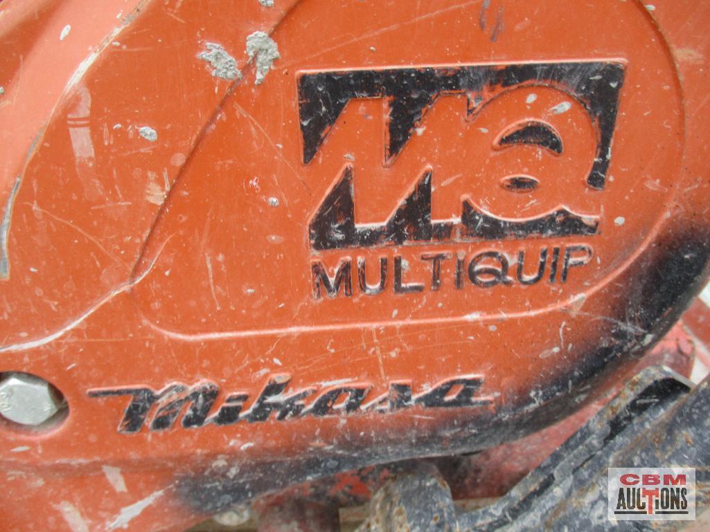 Multiquip Vibratory Plate Compactor With Honda Gx160 And Water Tank (Runs)