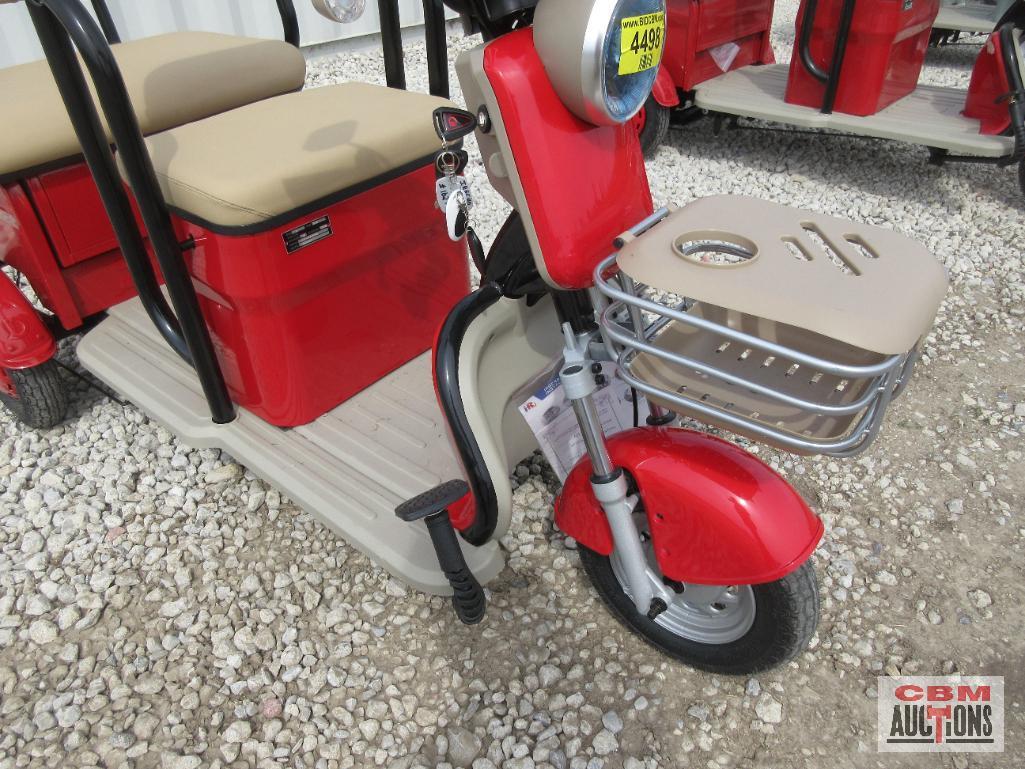 IRGC 40 Mini Golf Cart/Tricycle, Led Smart Screen, 3 Speeds, 60 Volt, 20A Long Life Battery S#1627