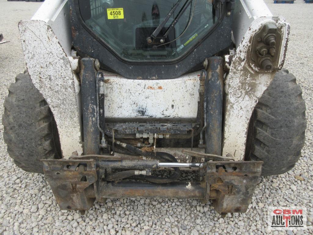 2015 Bobcat S650 Skid Steer Loader, Cab, Heat, Air, ACS Controls, Radio, Air Ride Seat, Power