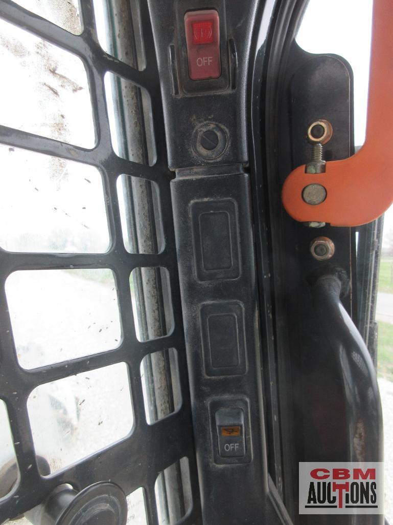 2015 Bobcat S650 Skid Steer Loader, Cab, Heat, Air, ACS Controls, Radio, Air Ride Seat, Power