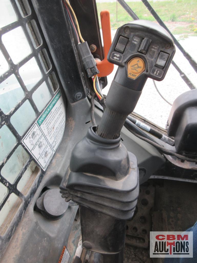 2015 Bobcat S650 Skid Steer Loader, Cab, Heat, Air, ACS Controls, Radio, Air Ride Seat, Power