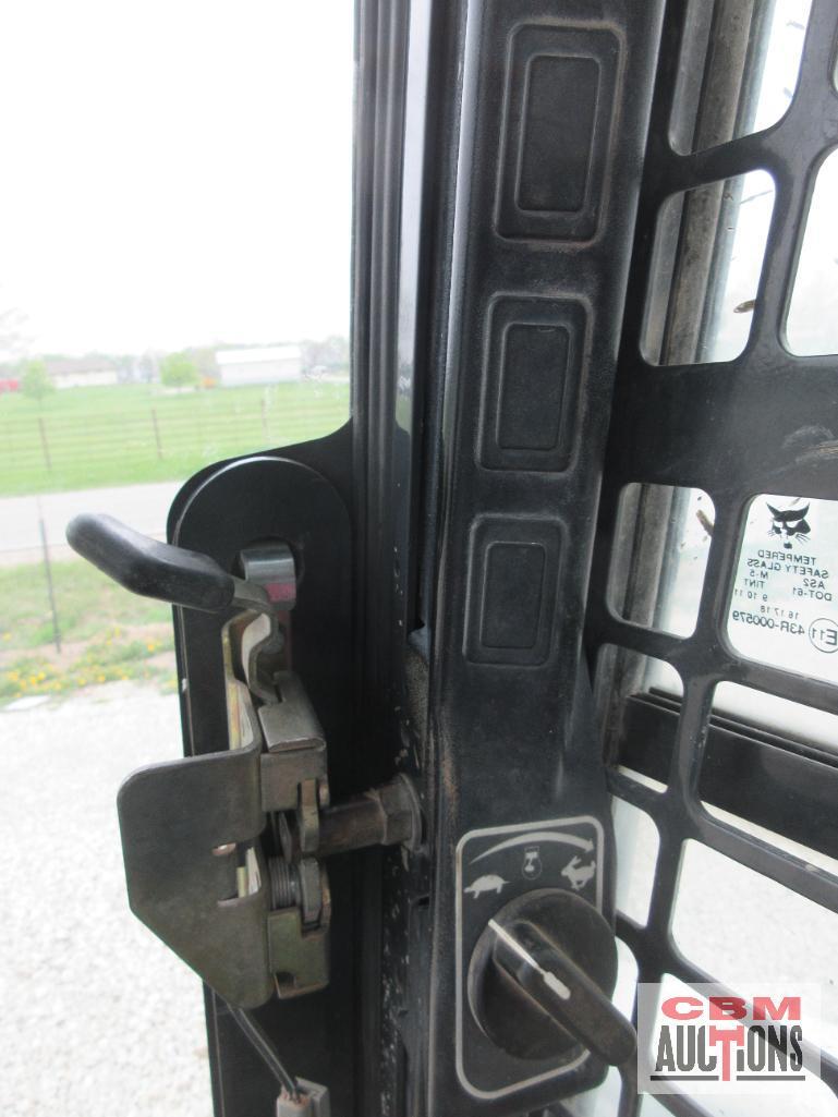 2015 Bobcat S650 Skid Steer Loader, Cab, Heat, Air, ACS Controls, Radio, Air Ride Seat, Power