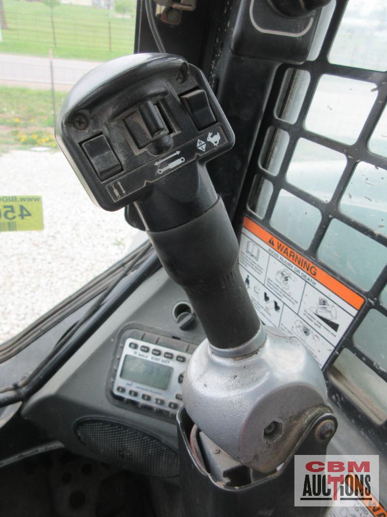 2015 Bobcat S650 Skid Steer Loader, Cab, Heat, Air, ACS Controls, Radio, Air Ride Seat, Power