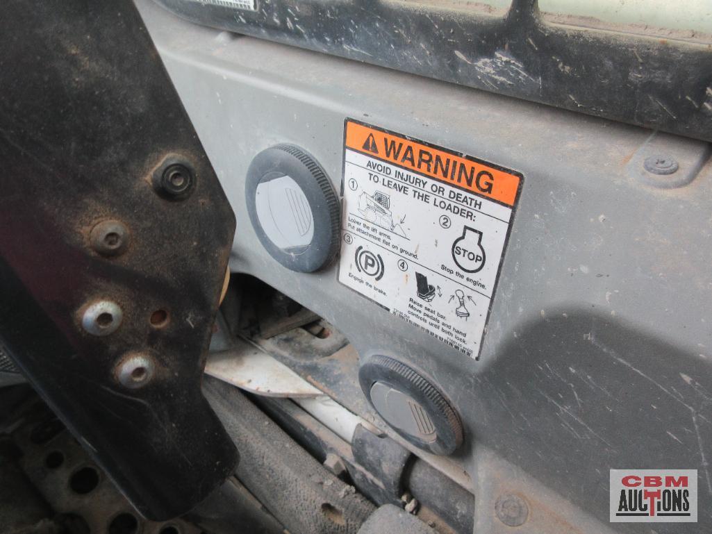 2015 Bobcat S650 Skid Steer Loader, Cab, Heat, Air, ACS Controls, Radio, Air Ride Seat, Power