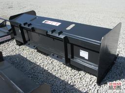 JCT 72" Skid Steer Snow Pusher Box With Adjustable Cutting Edge *3