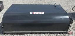 JCT 72" Skid Steer Pickup Box Broom Sweeper, 26" Brushes, Direct Drive Motor With Hoses & Couplers