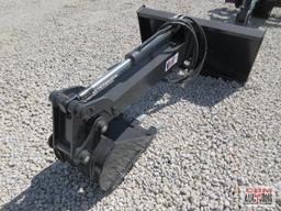 JCT Skid Steer Backhoe Digging Attachment, 14" Bucket, Hoses & Couplers *3