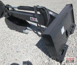 JCT Skid Steer Backhoe Digging Attachment, 14" Bucket, Hoses & Couplers *3