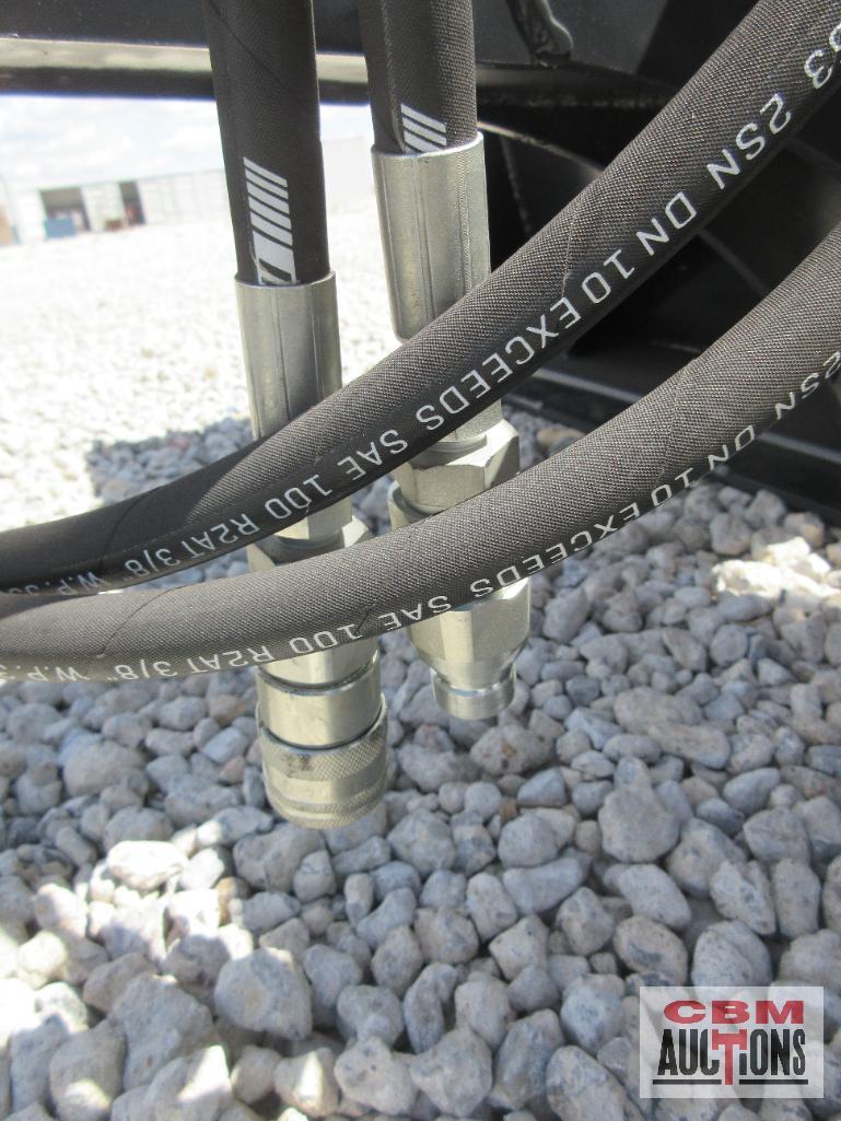 JCT Skid Steer Backhoe Digging Attachment, 14" Bucket, Hoses & Couplers *3