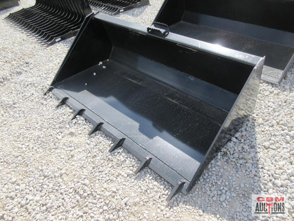 KC 66" Skid Steer Tooth Bucket Weighs #480